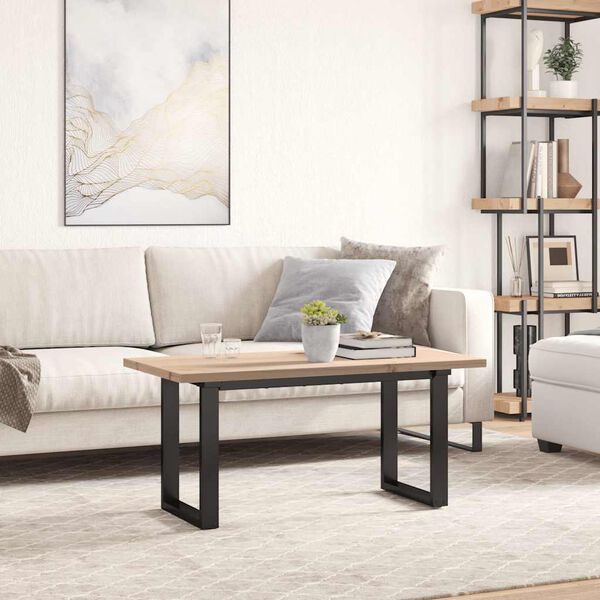 vidaXL Tischplatte 100x50x2,5 cm Rechteckig Massivholz Kiefer