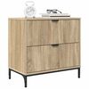 vidaXL Nachttisch Sonoma-Eiche 63,5 x 36 x 61 cm Holzwerkstoff