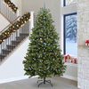 vidaXL K&uuml;nstlicher Weihnachtsbaum Gr&uuml;n 300 cm PVC und Metall
