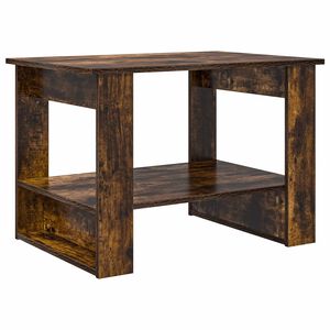 vidaXL Couchtisch Ger&auml;ucherte Eiche 72 x 50 x 50 cm Holzwerkstoff