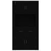vidaXL Highboard Schwarz Holzwerkstoff