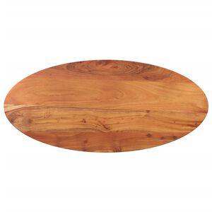 vidaXL Tischplatte 80x40x2,5 cm Oval Massivholz Akazie