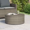 vidaXL Outdoor Kaffeetische Grau &Oslash; 68 x 30 cm Rattan