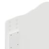 vidaXL Aufbewahrungsbett mit Kopfteil Wei&szlig; 90 x 200 cm Holzwerkstoff