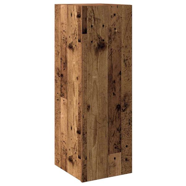 vidaXL TV-Schrank Altholz-Optik 30,5x30x90 cm Holzwerkstoff