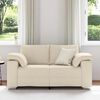 vidaXL Sofa Beige 160 x 77 x 82 cm Leinenmischgewebe
