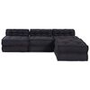 vidaXL Modulares Sofa 4 pcs Anthrazit Stoff
