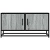 vidaXL TV-Schrank Grau Sonoma 80x34,5x40 cm Holzwerkstoff und Metall