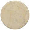vidaXL Tischplatte Creme &Oslash;40x2,5 cm Marmor