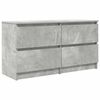 vidaXL TV-Schrank Betongrau 100x35x54 cm Holzwerkstoff