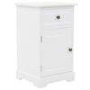 vidaXL Nachtschrank Kiefernholz 35x32x59 cm