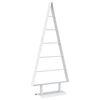 vidaXL Metall Weihnachtsbaum KUOPIO 90 cm Stahl Wei&szlig;