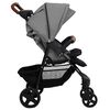 vidaXL 3-in-1 Kinderwagen Hellgrau Stahl