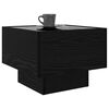 vidaXL Couchtisch Schwarz Eichen-Optik 40 x 40 x 30 cm Holzwerkstoff