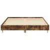 vidaXL Bettgestell ohne Matratze R&auml;uchereiche 150x200 cm Holzwerkstoff
