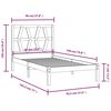 vidaXL Massivholzbett Kiefer 90x190 cm