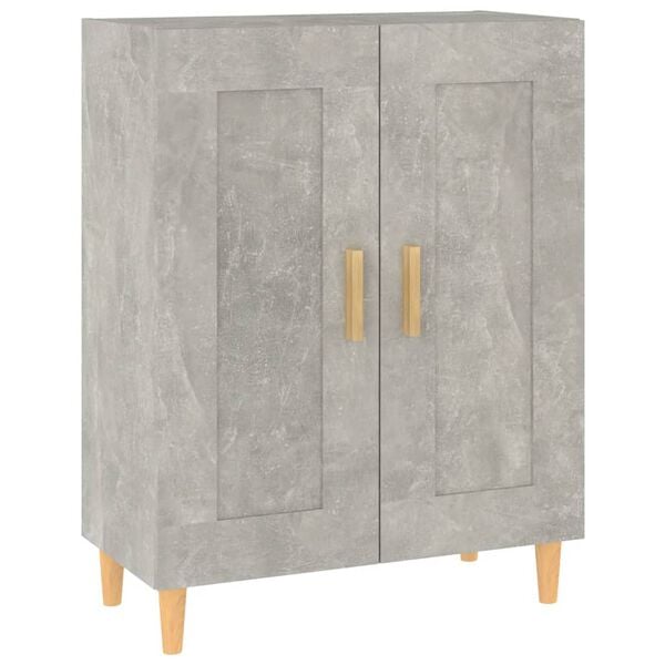 vidaXL Sideboard Betongrau 69,5x34x90 cm Holzwerkstoff