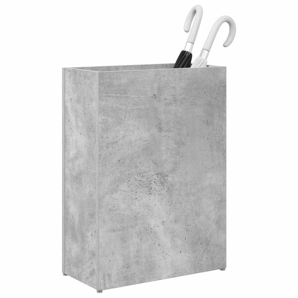 vidaXL Sonnenschirmhalter Beton Grau 40 x 20 x 55,5 cm Holzwerkstoff