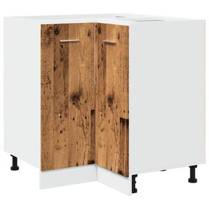 vidaXL K&uuml;chenschrank Lyon Altholz-Optik 75,5x75,5x81,5 cm Holzwerkstoff