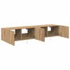 vidaXL TV-Wandschrank Wandmontiert 2 pcs Artisan-Eiche 80 x 35 x 31 cm