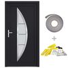 vidaXL Haust&uuml;r Anthrazit 98x200 cm PVC
