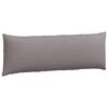 vidaXL Sofakissen 2 pcs Taupe 120 x 40 cm Stoff