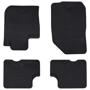 vidaXL Autofu&szlig;matte 4 pcs Schwarz Geeignet f&uuml;r DACIA DUSTER 2010-2017