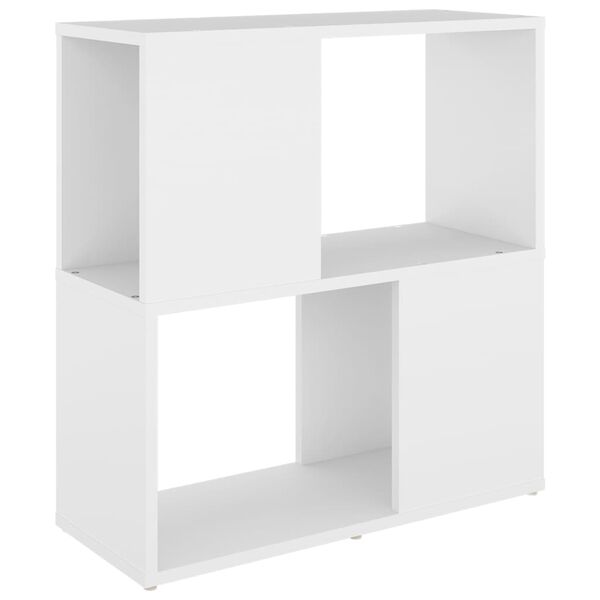 vidaXL B&uuml;cherregal Wei&szlig; 60x24x63 cm Holzwerkstoff