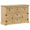 vidaXL Sideboard Corona 112x40x75 cm Massivholz Kiefer