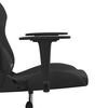 vidaXL Gaming-Stuhl Schwarz Stoff