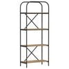 vidaXL B&uuml;cherregal 4 Ebenen 60 x 30 x 146 cm Holzwerkstoff