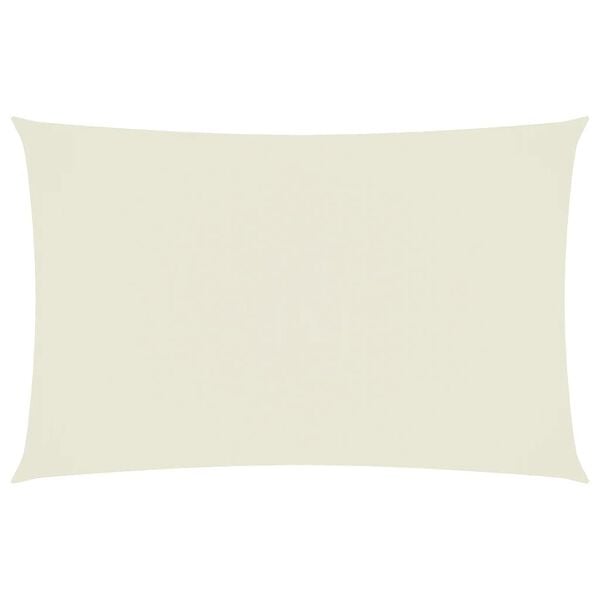 vidaXL Sonnensegel Oxford-Gewebe Rechteckig 4x7 m Creme