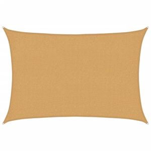 vidaXL Sonnensegel 160 g/m&sup2; Rechteckig Sandfarben 2x2,5 m HDPE