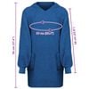 vidaXL Decken-Hoodie KINN Marineblau L Baumwolle
