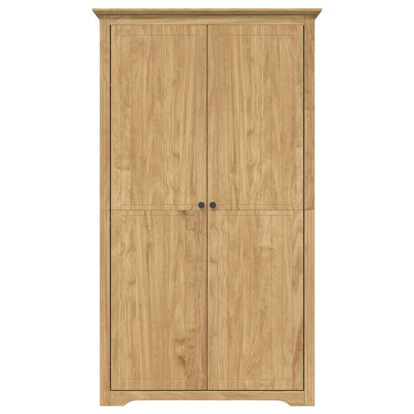 vidaXL Kleiderschrank BODO Honigbraun 53,5 x 99 x 173 cm Holzwerkstoff