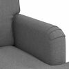 vidaXL Sofa 120cm 2 pcs Dunkelgrau Metall