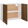 vidaXL H&auml;ngeschrank Lyon Braun Eichen-Optik 80x31x60 cm Holzwerkstoff