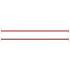 vidaXL Turnstangen 2 Stk. 125 cm Stahl Rot