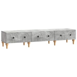vidaXL TV-Schr&auml;nk Betongrau 147 x 34,5 x 30 cm Holzwerkstoff