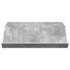 vidaXL Magazinregal Beton Grau 90 x 53 x 28,5 cm Holzwerkstoff
