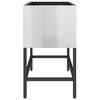 vidaXL Hochbeet Gartenpflanzer Silber 60 x 26 x 45 cm Verzinkter Stahl