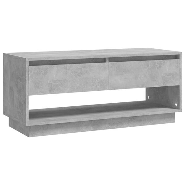 vidaXL TV-Schrank Betongrau 102x41x44 cm Holzwerkstoff