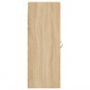 vidaXL Wandschrank Sonoma-Eiche 34,5x34x90 cm Holzwerkstoff