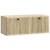 vidaXL Wandmontierter TV-Schrank Sonoma-Eiche 78,5 x 31 x 30 cm