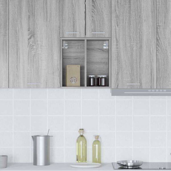 vidaXL H&auml;ngeschrank Graues Sonoma 40 x 29,5 x 40 cm Holzwerkstoff