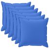 vidaXL Kissenbezug 6 stk. HOUTEN K&ouml;nigsblau 30 x 30 cm Polyester