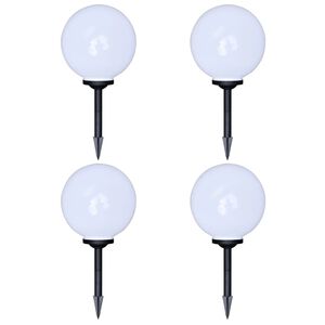 vidaXL Wegeleuchten 4 Stk. LED 30 cm mit Erdspie&szlig;