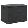 vidaXL Gartenlagerbox Anthrazit 77,5 x 54,5 x 53 cm Kunststoff
