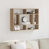 vidaXL Wandregal Artisan-Eiche 75x16x55 cm Holzwerkstoff