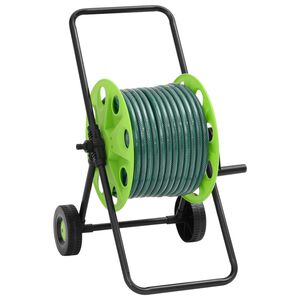 vidaXL Schlauchwagen mit 30 m Schlauch PVC Gr&uuml;n